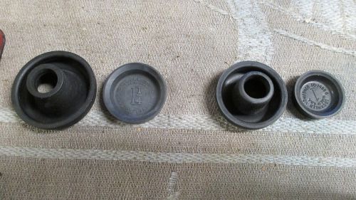 Nos 1939-41 ford front wheel cylinder repair kit boots &amp; cup (91a-2221)