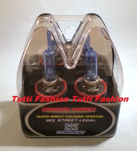 IN BOX- H9 100W SUPER WHITE High/ Fog Xenon HID Replacement Light Bulbs x1pair, US $6.99, image 1