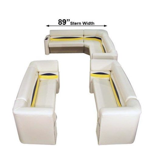 Pontoon boat seating groups/ boat furniture... complete..made in america