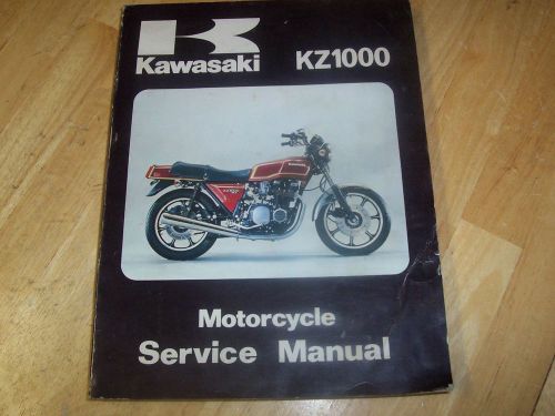 Kawasaki kz mkii z1r kz1000 service manual