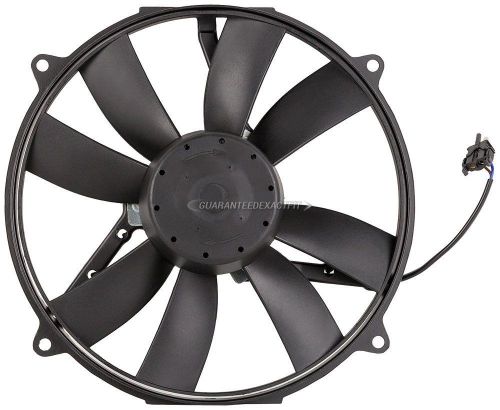 Brand new radiator or condenser cooling fan assembly fits mercedes c &amp; clk class
