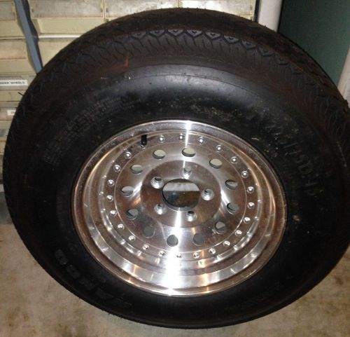 Aluminum rim trailer tire