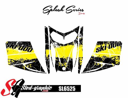 Sled wrap decal sticker graphics kit for ski-doo rev mxz snowmobile 03-07 sl6525