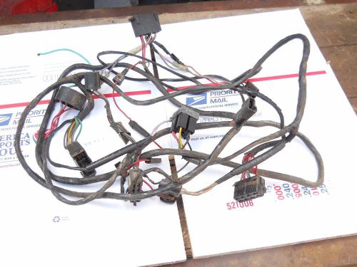 1977 skidoo 340 everest electric parts: wiring harness w volt reg