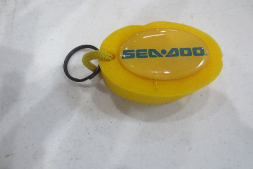 Seadoo oem neoprene floating key chain yellow
