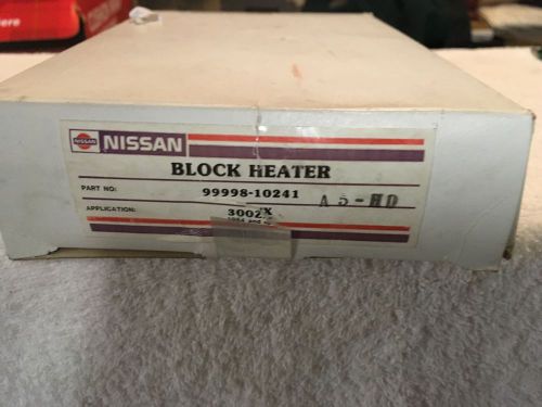 Nissan 300zx engine block heater nos 99998-10242 1984 up