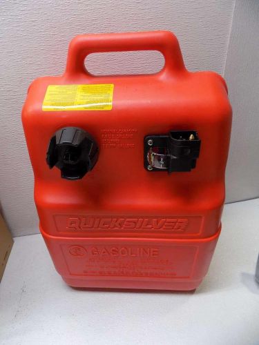 Quicksilver 8m0083452 fuel tank 6.6 gallon, red