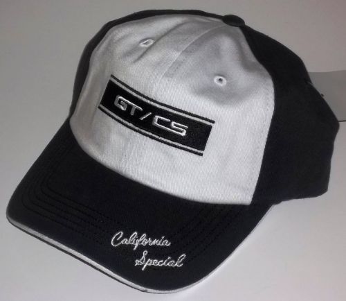 Brand new black and white ford mustang california special gt/cs hat/cap