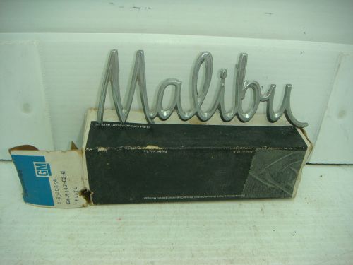 1968  nos malibu  emblem in the original box