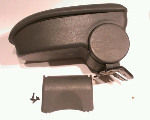 00-07 ford focus center console armrest arm rest gray grey 01 02 03 04 05 06