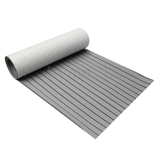 Self-adhesive eva foam boat decking sheet marine flooring faux teak 2.4m grey