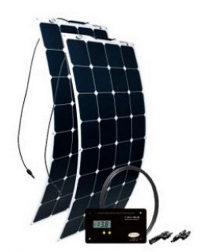 Rv trailer electrical go power high efficiency solar flex kit 200w gp-flex-200