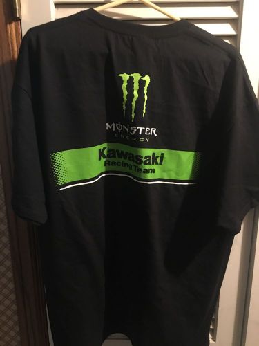 Factory monster energy kawasaki jet ski team shirt x-large new!!!!! must have!!!