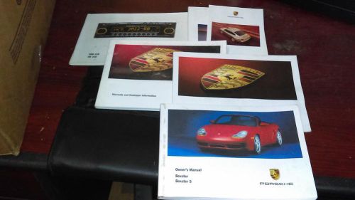 Porsche boxster s owner&#039;s manual, 2001