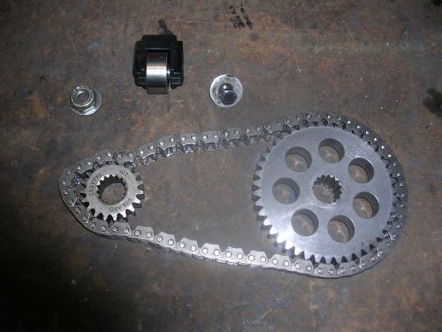 2010 polaris rmk  550 drive gears and chain with tensioner 3221095