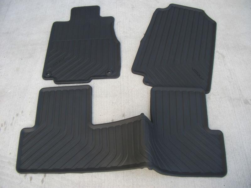 Sell 2012 2013 Honda Crv Cr V Oem All Weather Floor Mat Set Mats