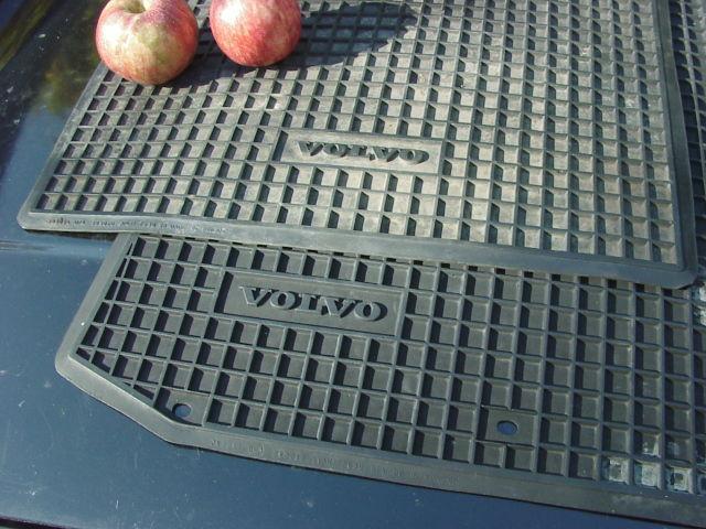 Purchase Volvo Antique Rubber Floor Mat Pair Waffle Style Pn