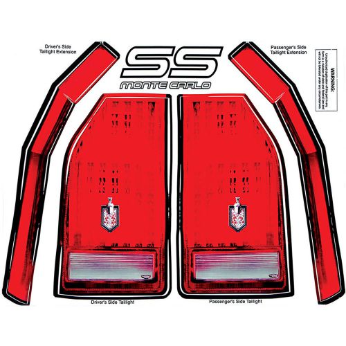 Allstar performance all23017 tail decal kit