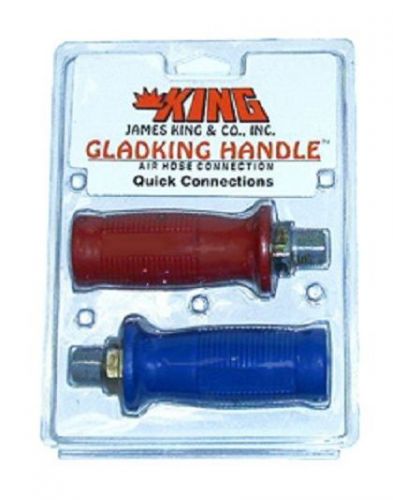 Glad hand handle - james king &amp; co - red blue pn 6400 air hose connect trailers