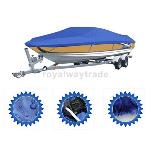 14-16ft trailerable boat cover waterproof uv-protection fishing ski boat