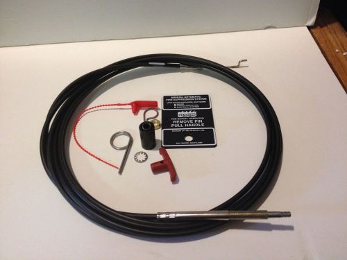 Sea fire manual black boat fire extinguisher suppression system  16&#039; cable