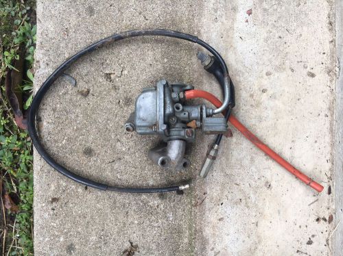 Suzuki jr 50 carburetor carb intake fuel system all years throttle cable runs a+