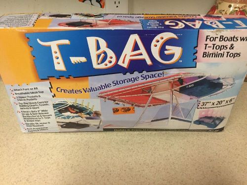 T-top / bimini top boat storage bag t-bag holds 6 type ii pfd life jackets