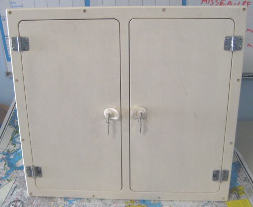 Starboard locking storage box 25&#034; x 23&#034;, 6 drawers rubber sealed doors  (w)
