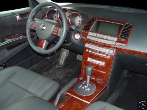 Nissan maxima se sl interior burl wood dash trim kit set 2004 04 2005 05 2006