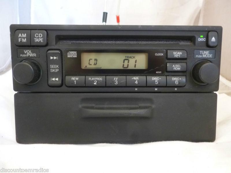 06-08 honda pilot radio cd player 4xv1 39100-stw-a01  *