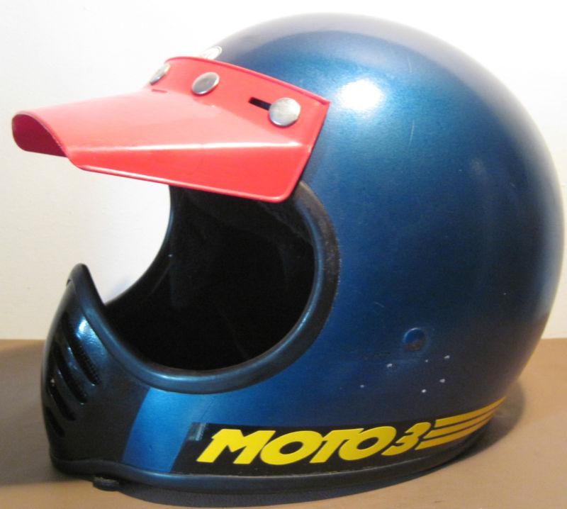 old motocross helmet