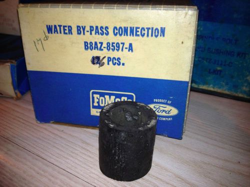 Nos ford water by-pass connection 1958 1959 ford 332 352 ribbed hose galaxie