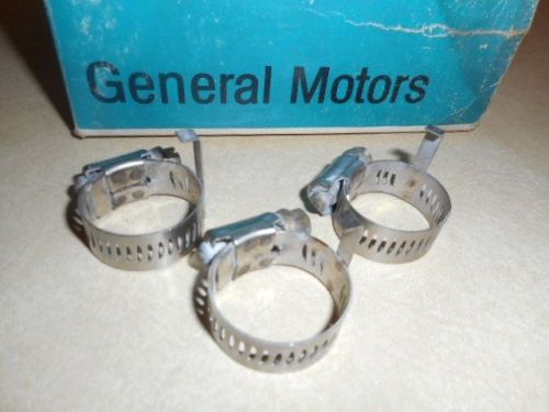 Nos ac a/c hose clamps gm 1962-1971 impala  chevelle, nova ss gold seal 327 396