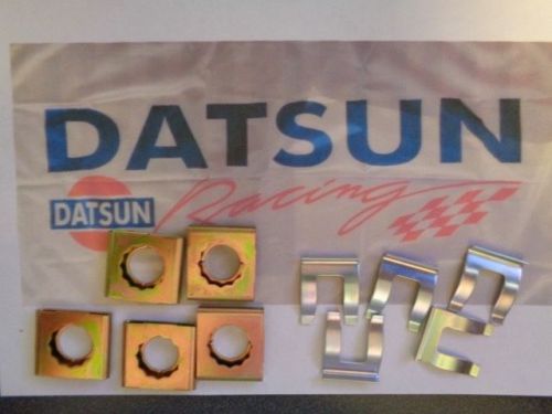 Datsun brake line/ clutch line plate locks and springs