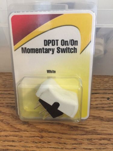 Jr products 13035 white dpdt on or on switch rv parts
