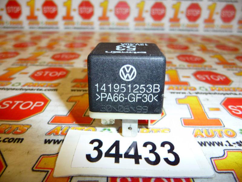 99 00 01 volkswagen beetle multifunction relay 141951253b oem