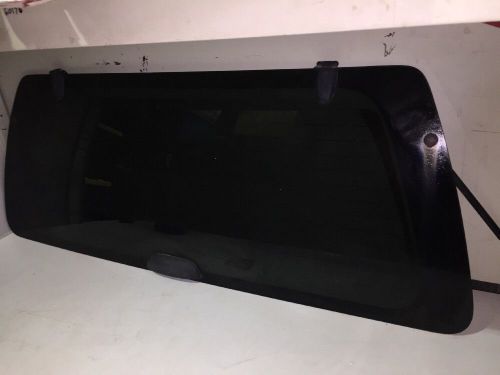Used 1997-02 ford oem expedition rear liftgate glass w/struts, hardware included