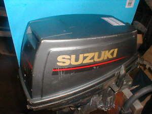 1990 &#039;s suzuki 9.9 hp 2 stroke outboard engine top cowl hood cover