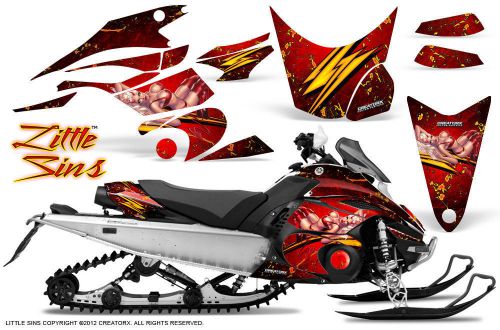 Yamaha fx nytro 08-14 creatorx graphics kit snowmobile sled decals wrap lsr