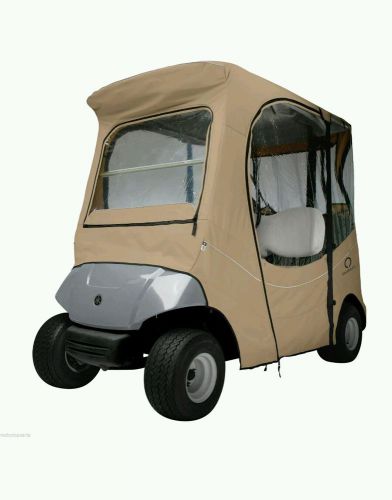 Yamaha g29 drive 2-passenger khaki fadesafe golf cart enclosure cover