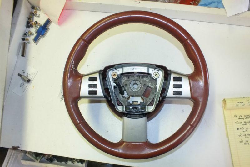 2003 nissan murano brown leather steering wheel oem