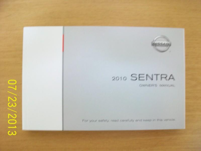2010  nissan sentra owners manual