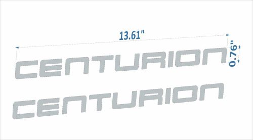 Centurion boat emblem 13&#034; epoxy stickers resistant to mechanical shocks