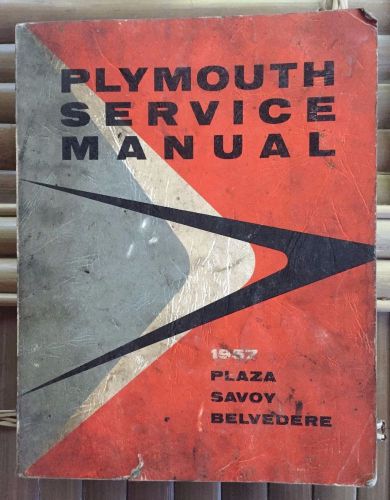 1957 plymouth plaza savoy belvedere service repair manual