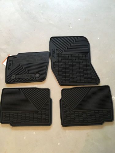 Sell 2013 2016 Lincoln Mkz Black All Weather Floor Mats 4 Pc New