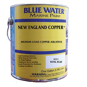 New england copper ablative antifouling bottom paint gallon royal blue