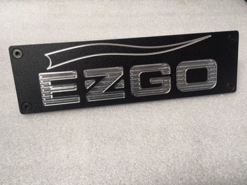 Ezgo txt golf cart billet aluminum name plate