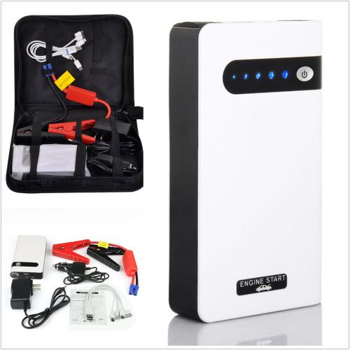 Portable 10000ma car jump starter/battery charger/power bank led emergency light