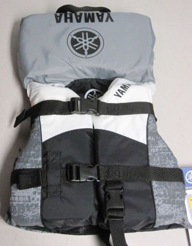 Yamaha infant life vest gray &amp; white up to 30lbs may-08v3b-gy-in