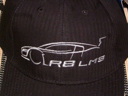 Audi r8 lms (le mans series) audi collection baseball style hat/cap new for 2012